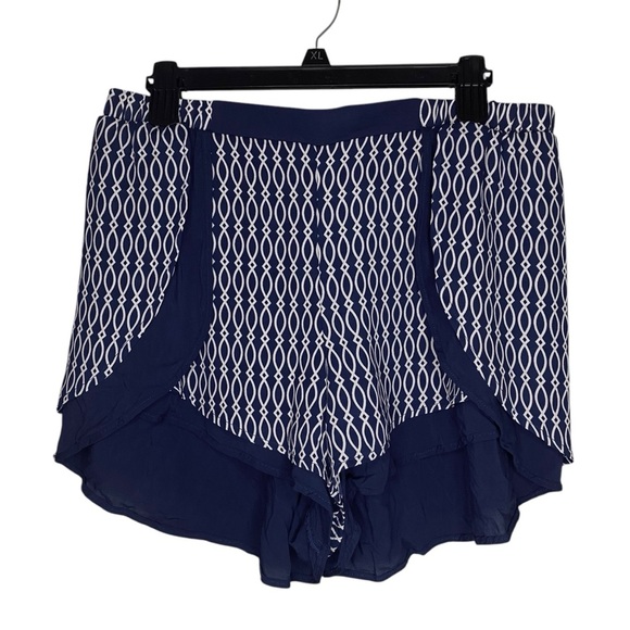 Occasionally Made Pants - Occasionally Made Womens Dressy Shorts Size XL Navy Blue Flowy Lightweight NWT